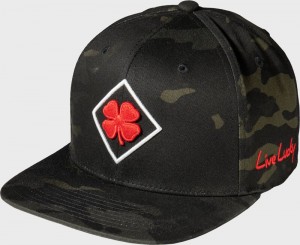 Rawlings Rawlings Clover Diamond Multicam Fitted Hat Black Camo | N51NuBxH