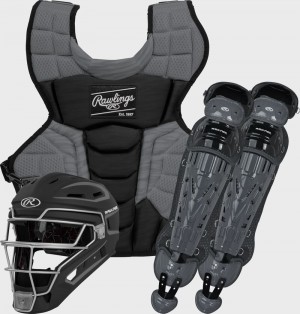 Rawlings Rawlings Velo 2.0 Set Catcher's Gear Black | 6Bpsj3eo