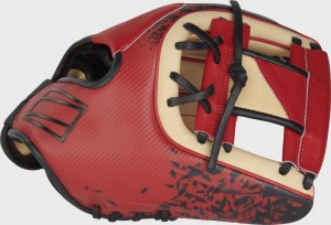 Rawlings Rev1x 11.5" Infield Brown / Deep Red | 8TzND4jv