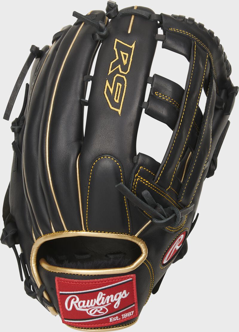 Rawlings 2021 12.75-Inch R9 Series Outfield Black | 41HrU8tS