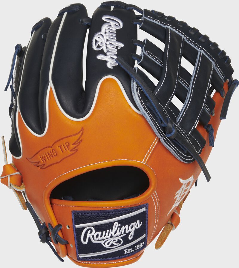 Rawlings 2021 Detroit Tigers Heart Of The Hide Infield Orange / Navy | 049r8y7e