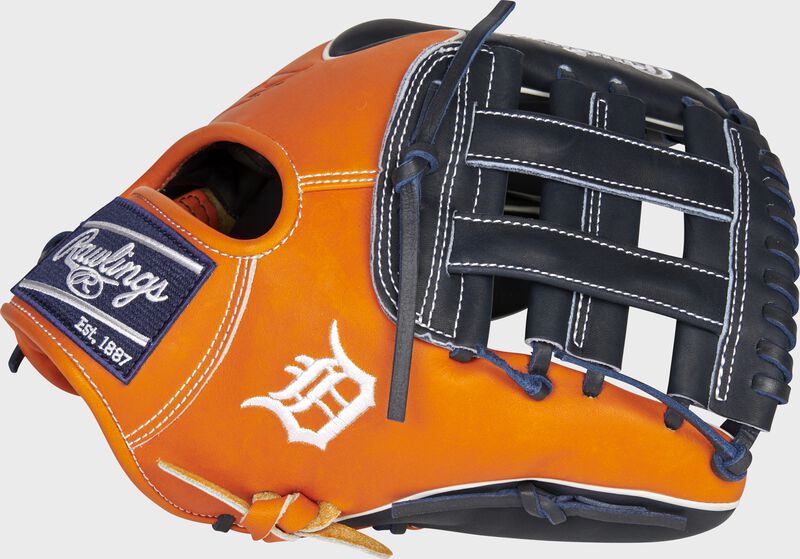 Rawlings 2021 Detroit Tigers Heart Of The Hide Infield Orange / Navy | 049r8y7e