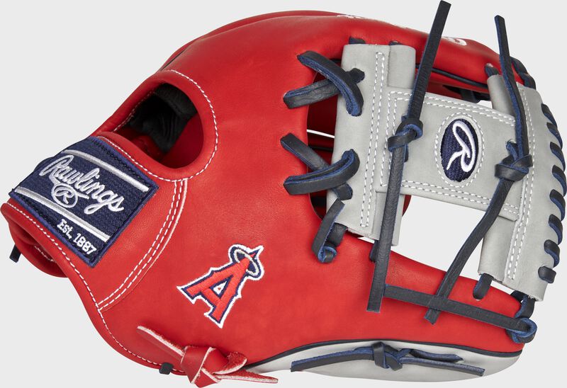 Rawlings 2021 Los Angeles Angels Heart Of The Hide Infield Deep Red | 0UmIKS02