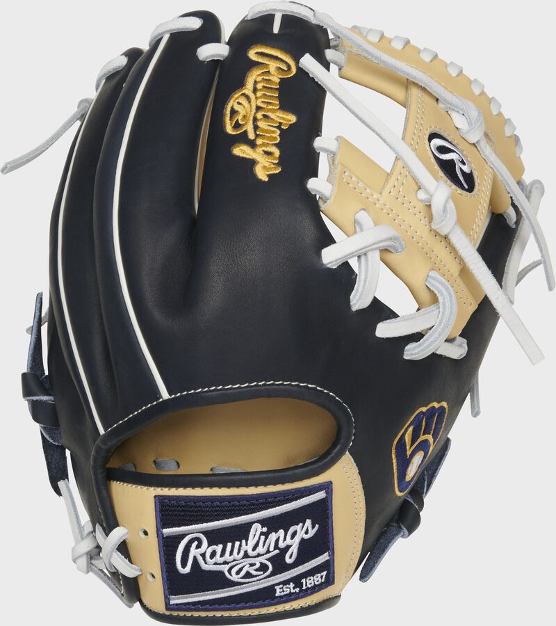 Rawlings 2021 Milwaukee Brewers Heart Of The Hide Infield Brown / Navy | 8KmQUcRZ