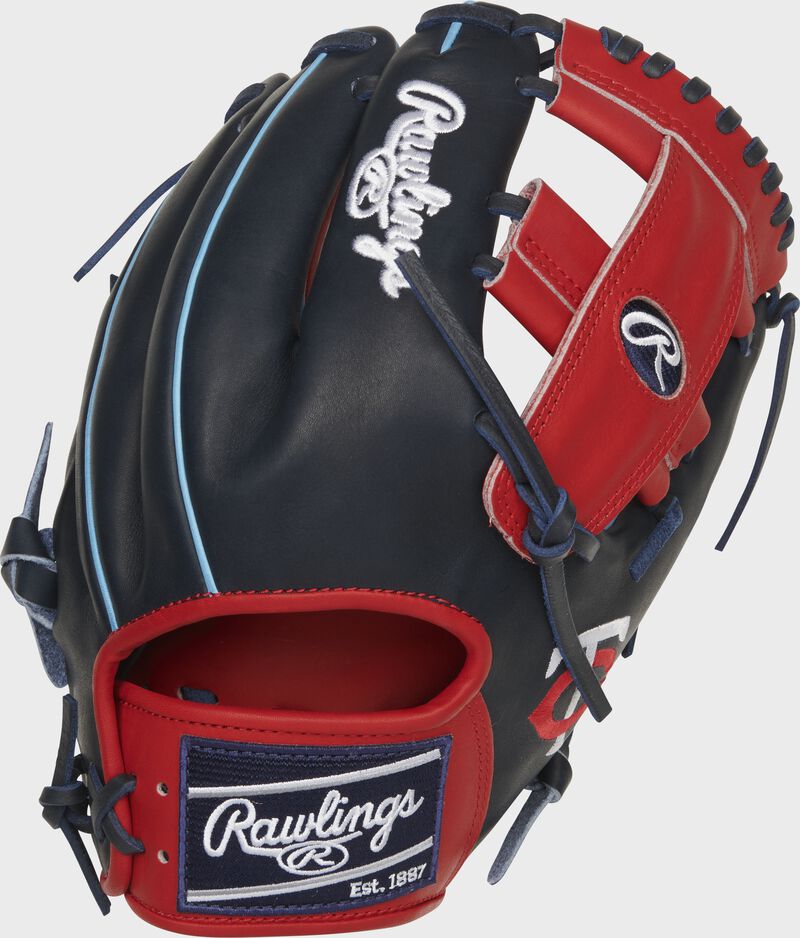 Rawlings 2021 Minnesota Twins Heart Of The Hide Infield Navy / Deep Red | s058tszU