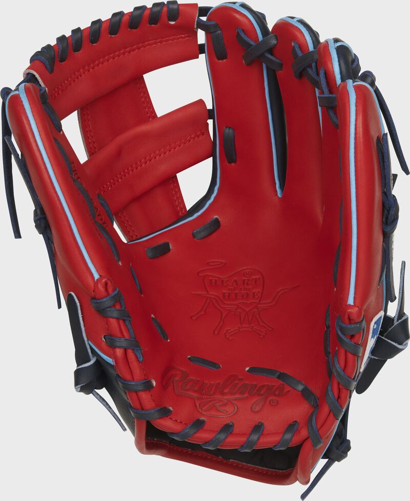 Rawlings 2021 Minnesota Twins Heart Of The Hide Infield Navy / Deep Red | s058tszU