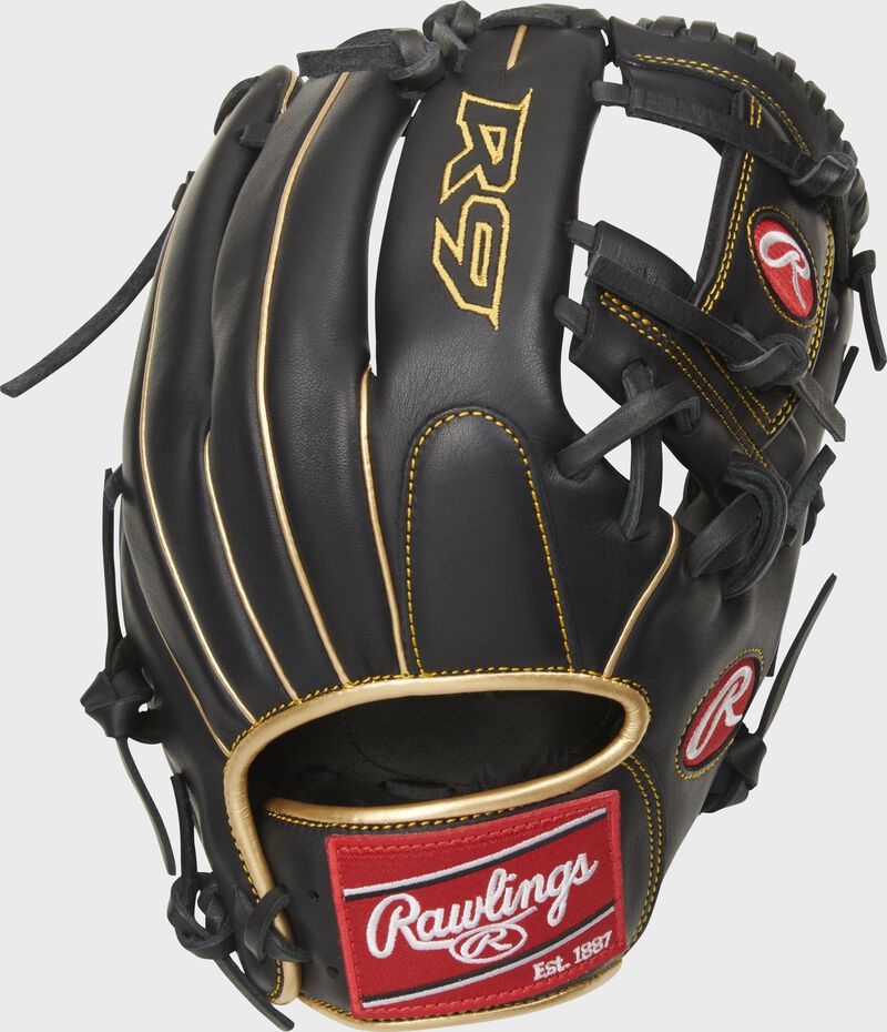 Rawlings 2021 R9 Series 11.5-Inch 200-Pattern Infield Black | DRacqow5