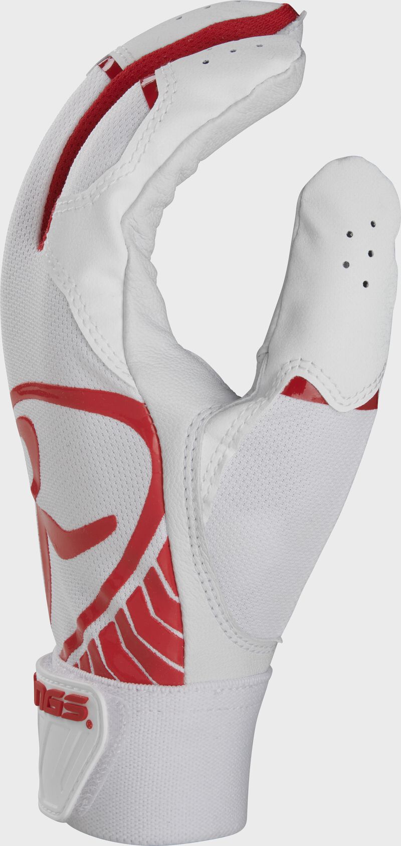 Rawlings 2021 Rawlings 5150tings Sizes Batting Gloves White / Red | W72N0HQG