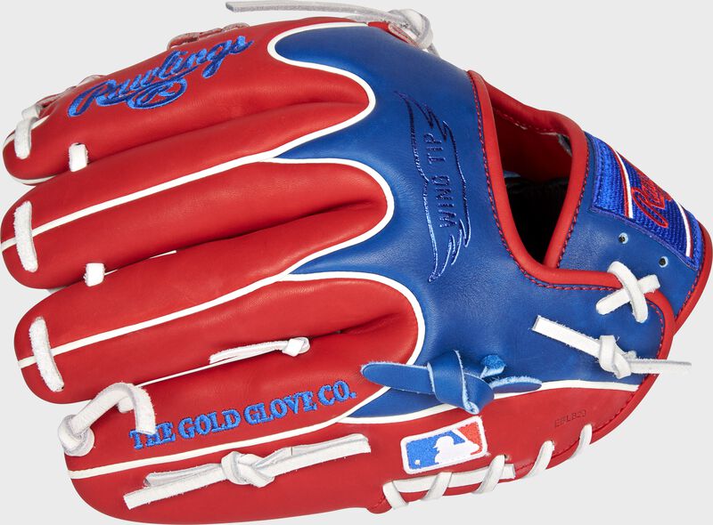 Rawlings 2021 Texas Rangers Heart Of The Hide Infield Deep Red / Royal | lmN3ovR5