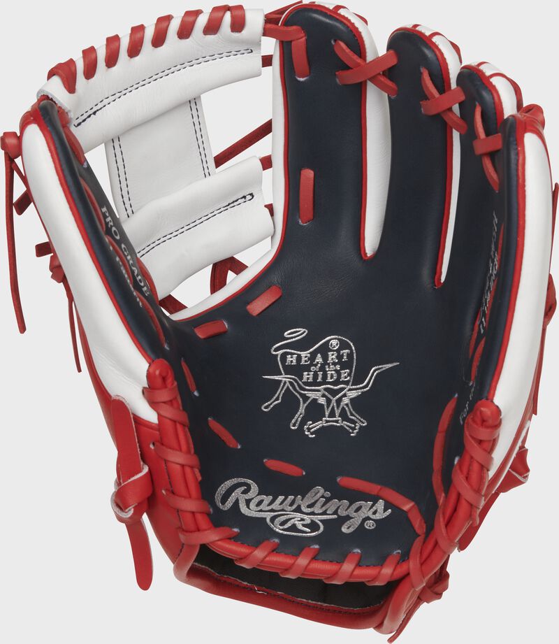 Rawlings 2021 Washington Nationals Heart Of The Hide Infield White / Deep Red | 1S1DuuSz