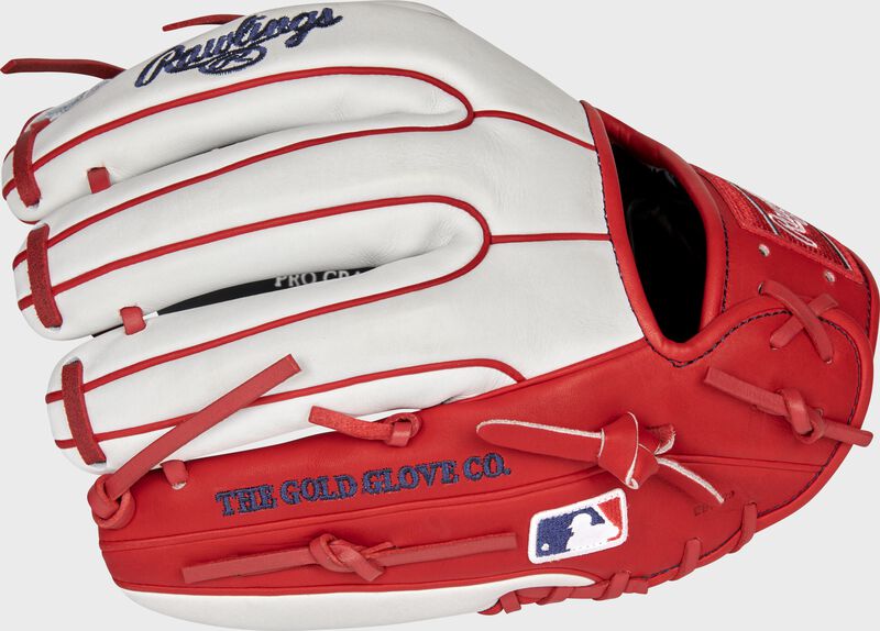 Rawlings 2021 Washington Nationals Heart Of The Hide Infield White / Deep Red | 1S1DuuSz