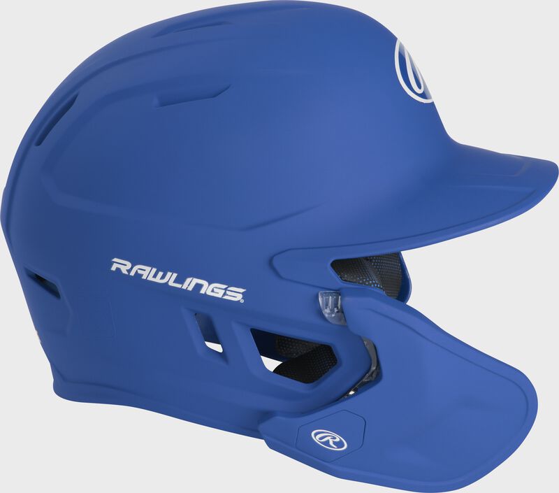 Rawlings 2022 Mach Adjust Left Handed Batting Helmet Blue | SIYmo0If