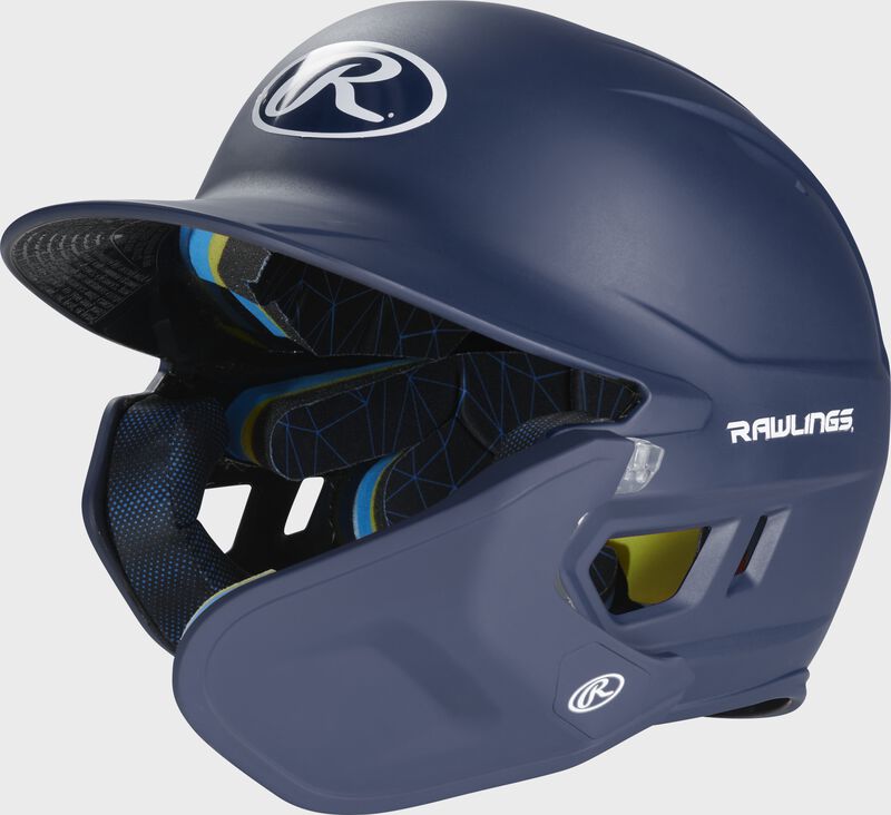 Rawlings 2022 Mach Adjust Right Handed Batting Helmet Navy | 9H0KiF2s