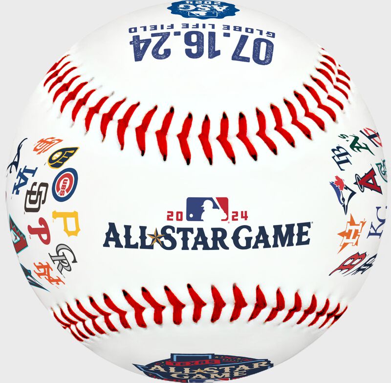 Rawlings 2024 Mlb All-Star Game Team Logos Replica Baseball White | J9jsKSZ4