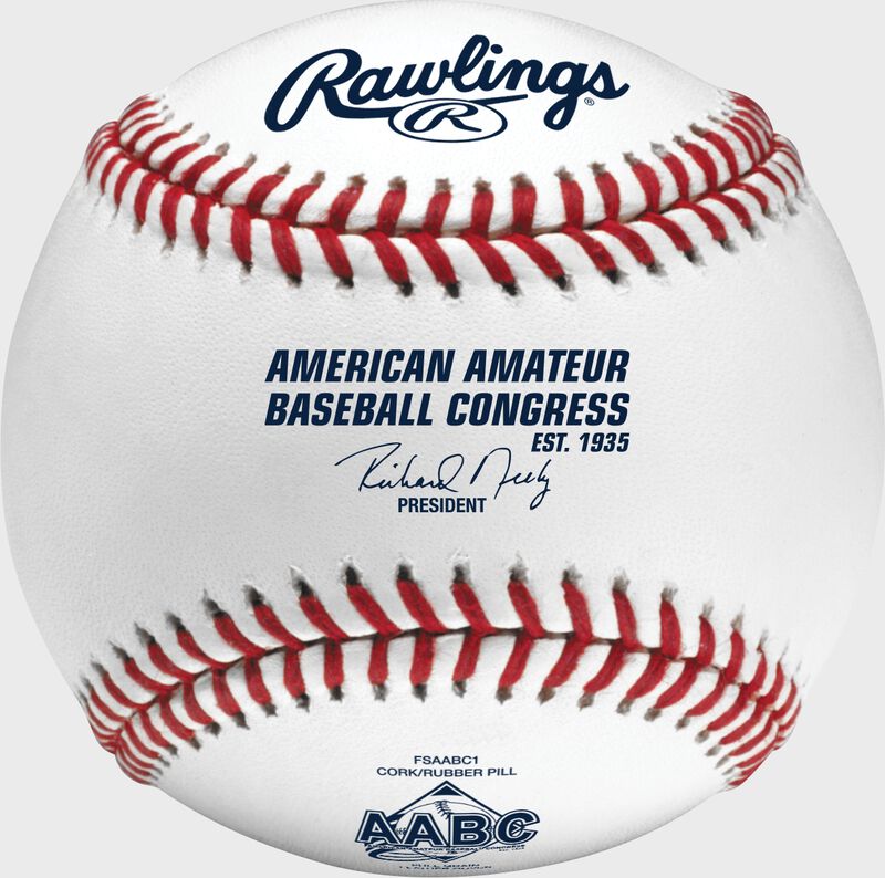 Rawlings American Amateur Congress Flat Seam, Fsaabc1 Baseball White | RlZsaXaD