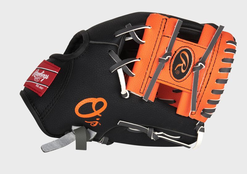 Rawlings Baltimore Orioles 10-Inch Team Logo Outfield Black / Orange | IsI8qa4Y