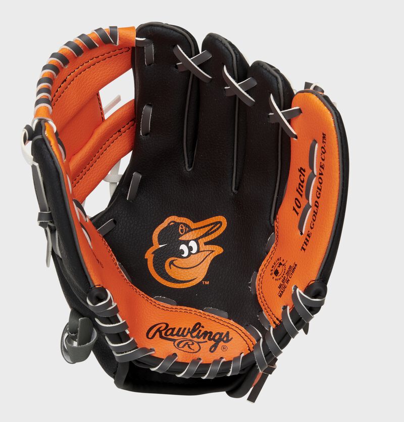 Rawlings Baltimore Orioles 10-Inch Team Logo Outfield Black / Orange | IsI8qa4Y