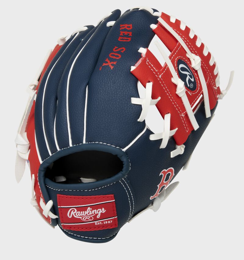 Rawlings Boston Red Sox 10-Inch Team Logo Outfield Navy / Red | 7wAzKsqz