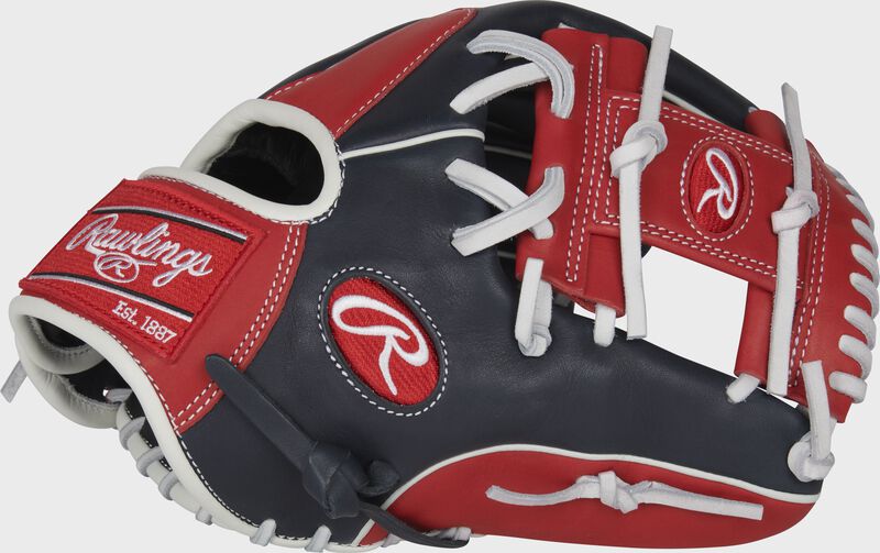 Rawlings Breakout 11.5-Inch Infield Navy / Deep Red / White | qYNJozqW