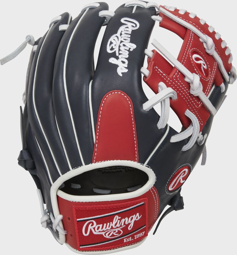 Rawlings Breakout 11.5-Inch Infield Navy / Deep Red / White | qYNJozqW