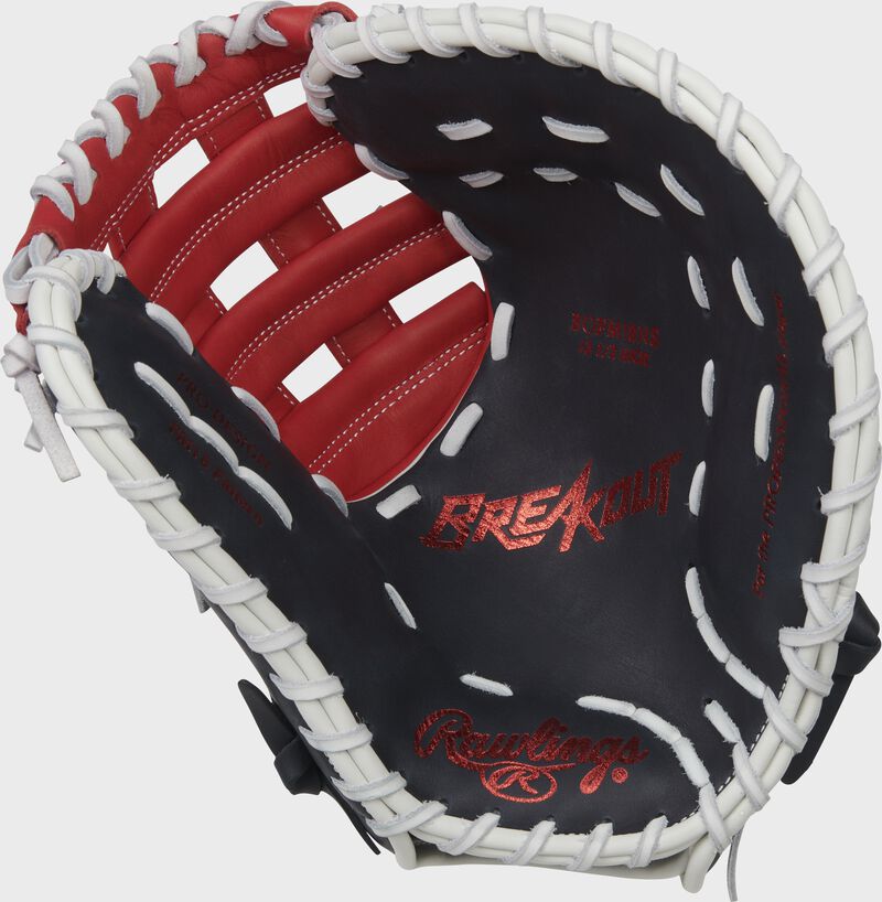 Rawlings Breakout 12.5-Inch First Base Navy / Deep Red / White | arSTpIvc