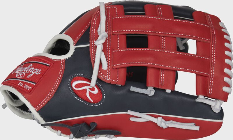 Rawlings Breakout 12.75-Inch Outfield Navy / Deep Red / White | AbJ3pelp