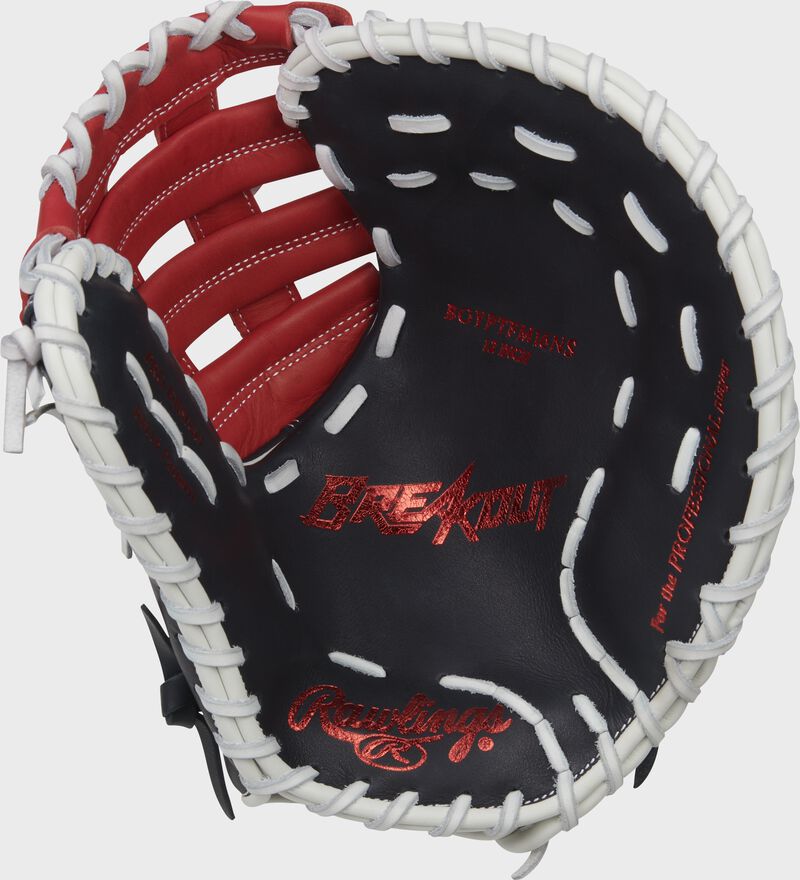 Rawlings Breakout 12-Inch First Base Navy / Deep Red / White | nkr4SacX