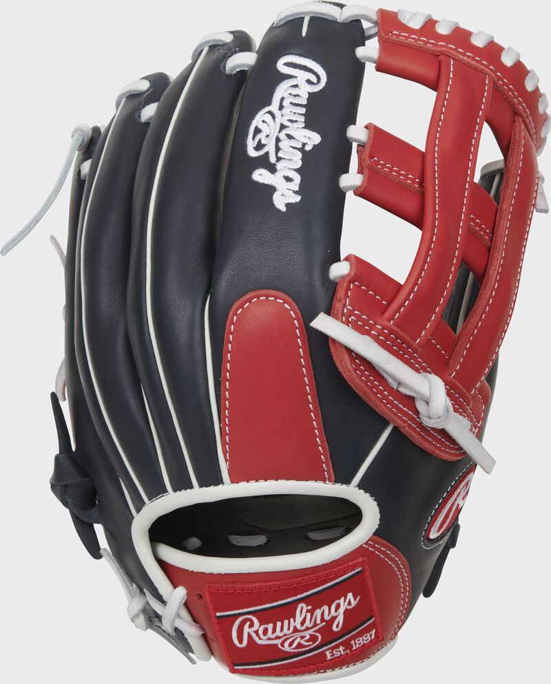 Rawlings Breakout 12-Inch Outfield Navy / Deep Red / White | n867AYKs