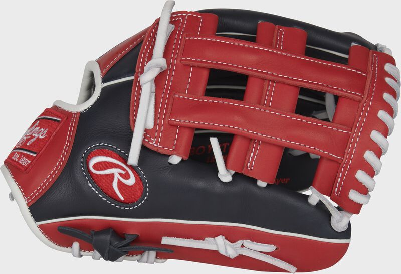 Rawlings Breakout 12-Inch Outfield Navy / Deep Red / White | n867AYKs