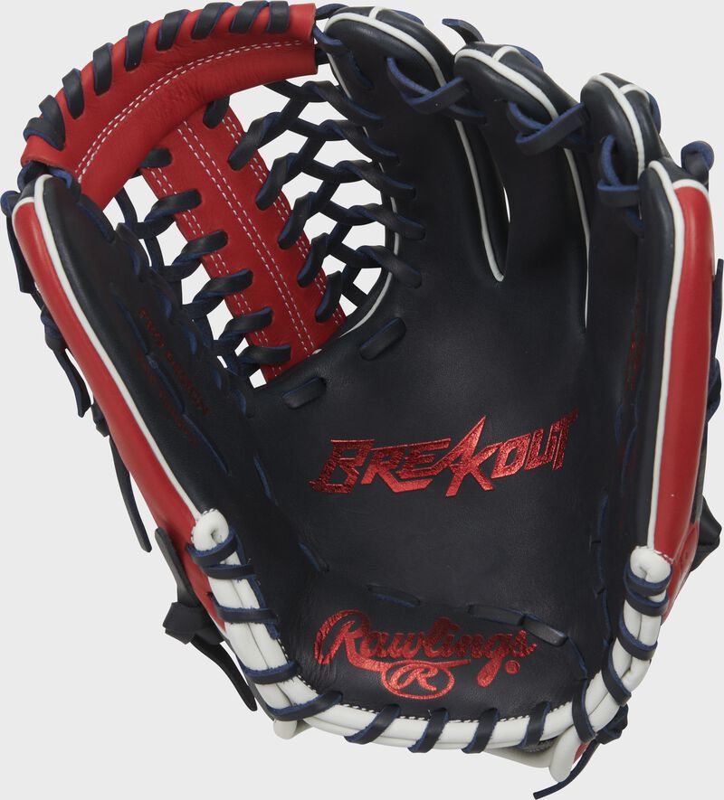 Rawlings Breakout 12-Inch Pitcher Navy / Deep Red / White | 9AQkBJnm