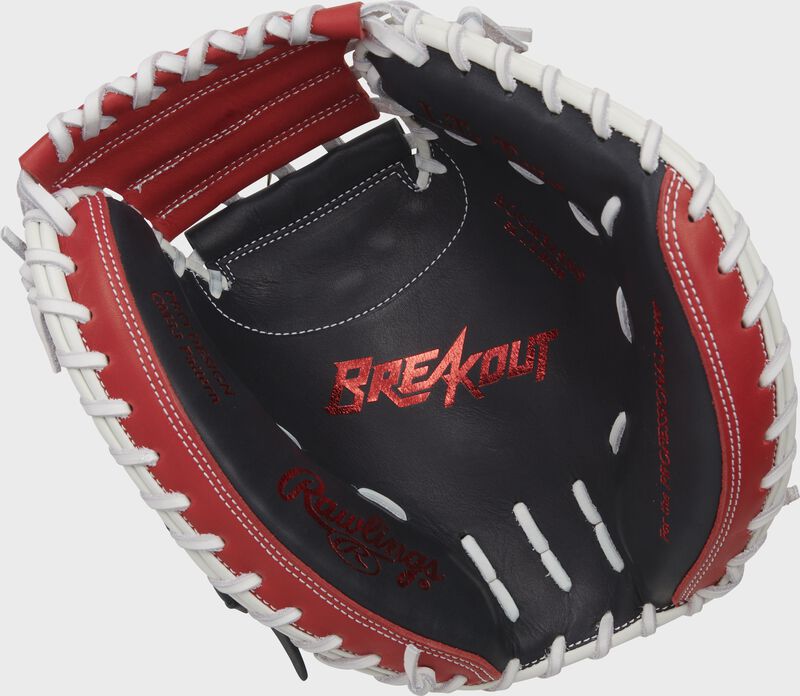 Rawlings Breakout 32.5-Inch Catcher Navy / Deep Red / White | KXhy0x9e