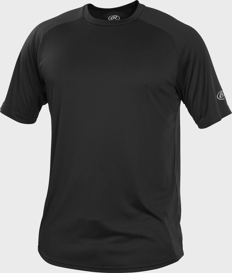 Rawlings Crew Neck Short Sleeve Jersey Black | 64BCc3Q8