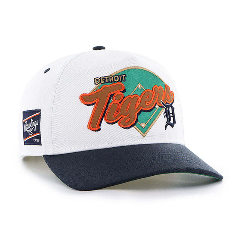 Rawlings Detroit Tigers Rawlings '47 Brand Hitch Hat White | xAeIJ7Q5