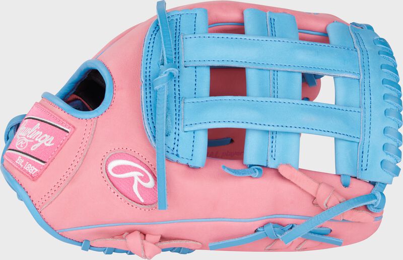 Rawlings Exclusive Heart Of The Hide Contour Fit Outfield Pink / Blue | 4BwDUJKr