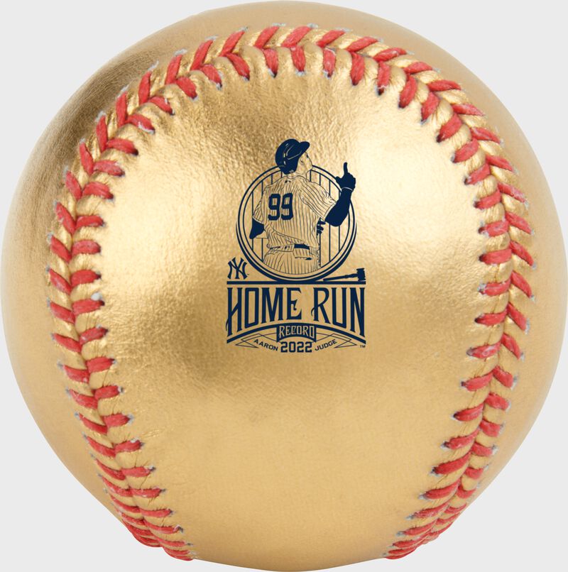 Rawlings Gold Aaron Judge Al Home Run Record Commemorative Baseball Gold | nyZX9N74