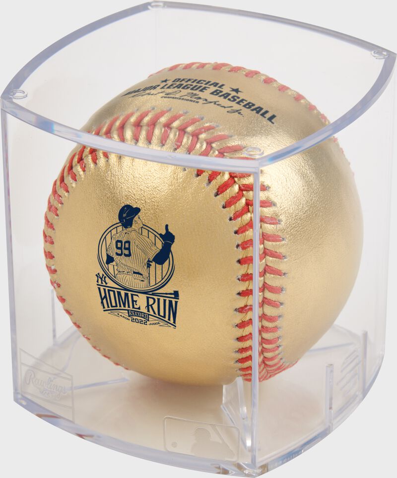 Rawlings Gold Aaron Judge Al Home Run Record Commemorative Baseball Gold | nyZX9N74