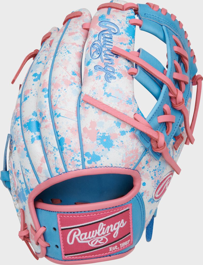 Rawlings Heart Of The Hide Splatter Print Speed Shell Infield Blue / Pink / White | UWqRgygG