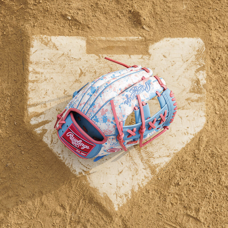 Rawlings Heart Of The Hide Splatter Print Speed Shell Infield Blue / Pink / White | UWqRgygG