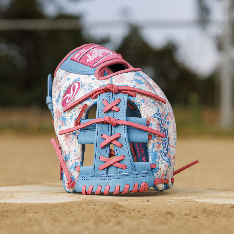 Rawlings Heart Of The Hide Splatter Print Speed Shell Infield Blue / Pink / White | UWqRgygG