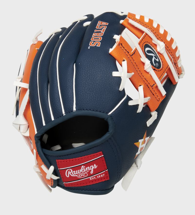 Rawlings Houston Astros 10-Inch Team Logo Outfield Navy / Orange | shQCFszU