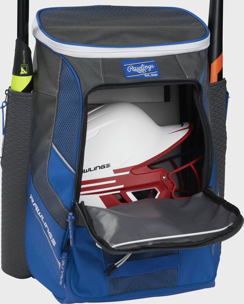 Rawlings Impulse Backpacks Black / Blue | XpBsokov