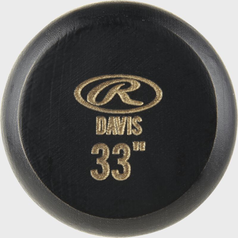 Rawlings Khris Davis Pro Label Wood, Birch Baseball Black | Fbo2SDe9