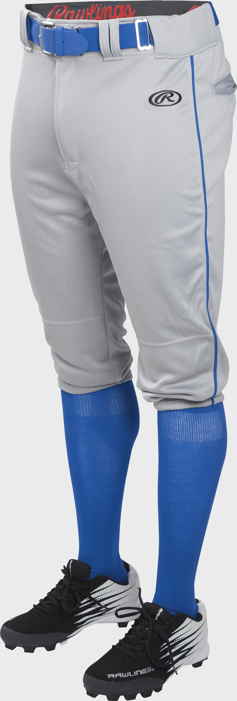 Rawlings Launch Piped Knicker Pants Grey | W51JIATr