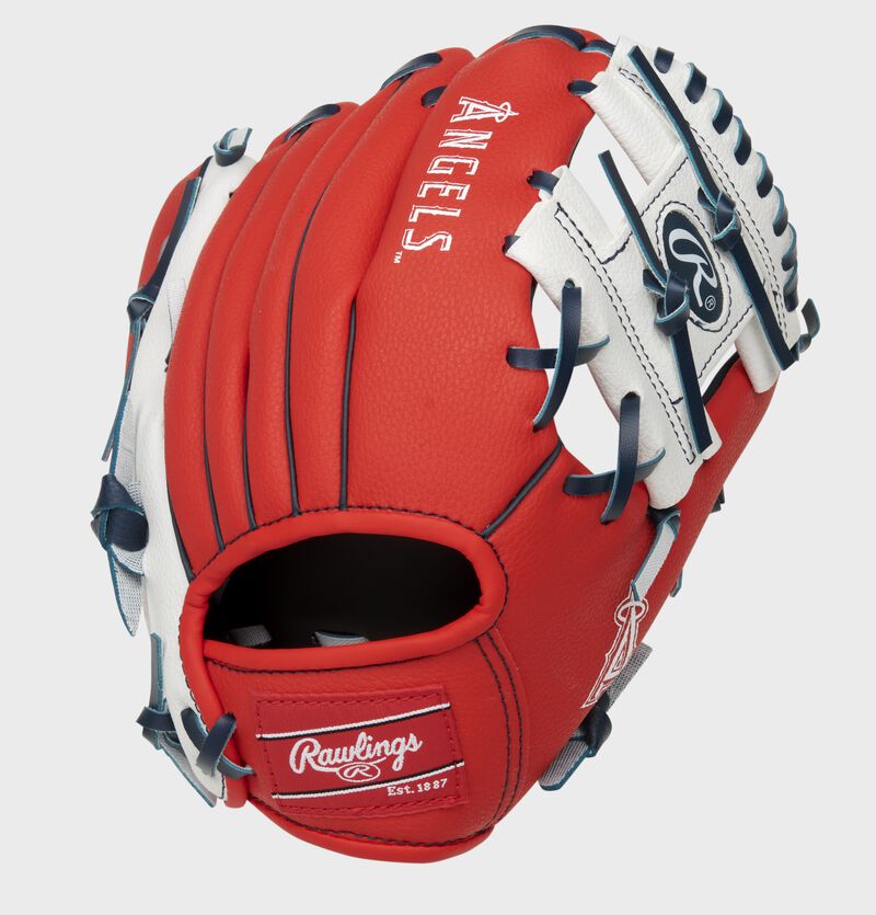 Rawlings Los Angeles Angels 10-Inch Team Logo Outfield Red / White | 8K8xDWHh