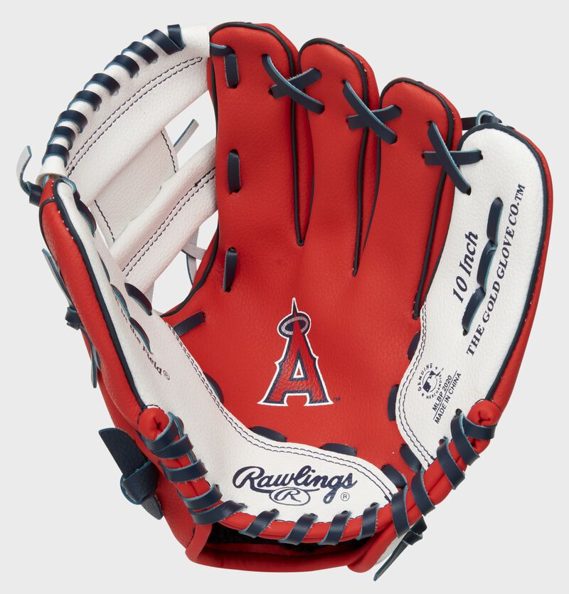 Rawlings Los Angeles Angels 10-Inch Team Logo Outfield Red / White | 8K8xDWHh