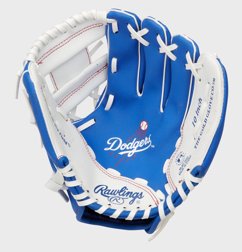 Rawlings Los Angeles Dodgers 10-Inch Team Logo Outfield Blue / White | ZgeUlXFS