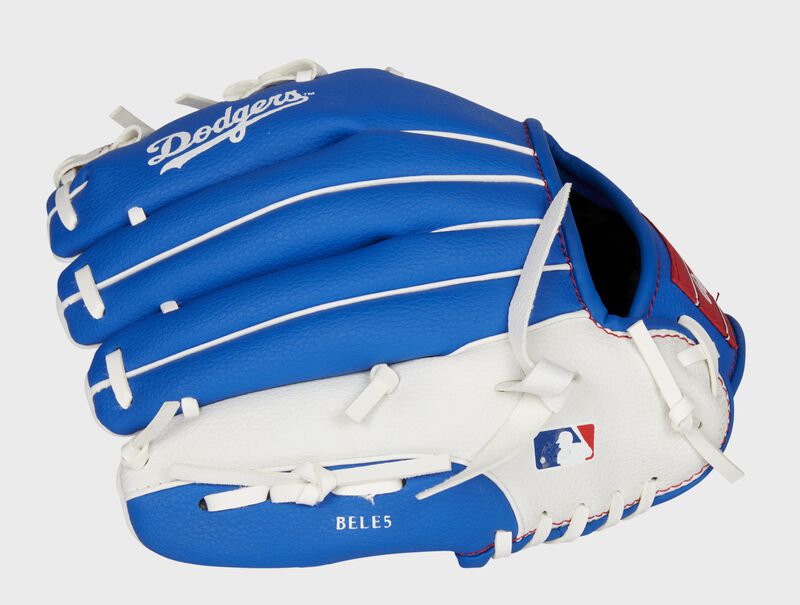 Rawlings Los Angeles Dodgers 10-Inch Team Logo Outfield Blue / White | ZgeUlXFS