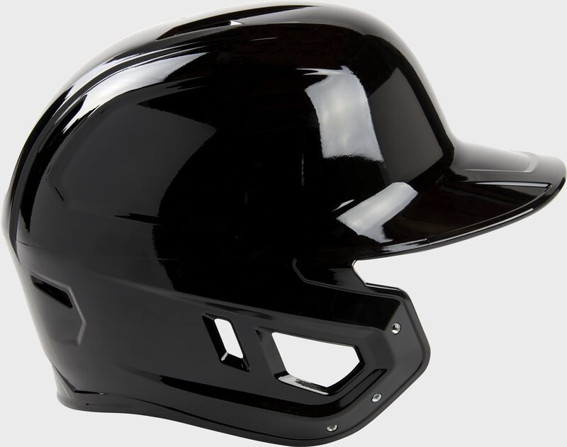 Rawlings Mach Single Ear Left Handed Batting Helmet Black | I0Fv3Gm1