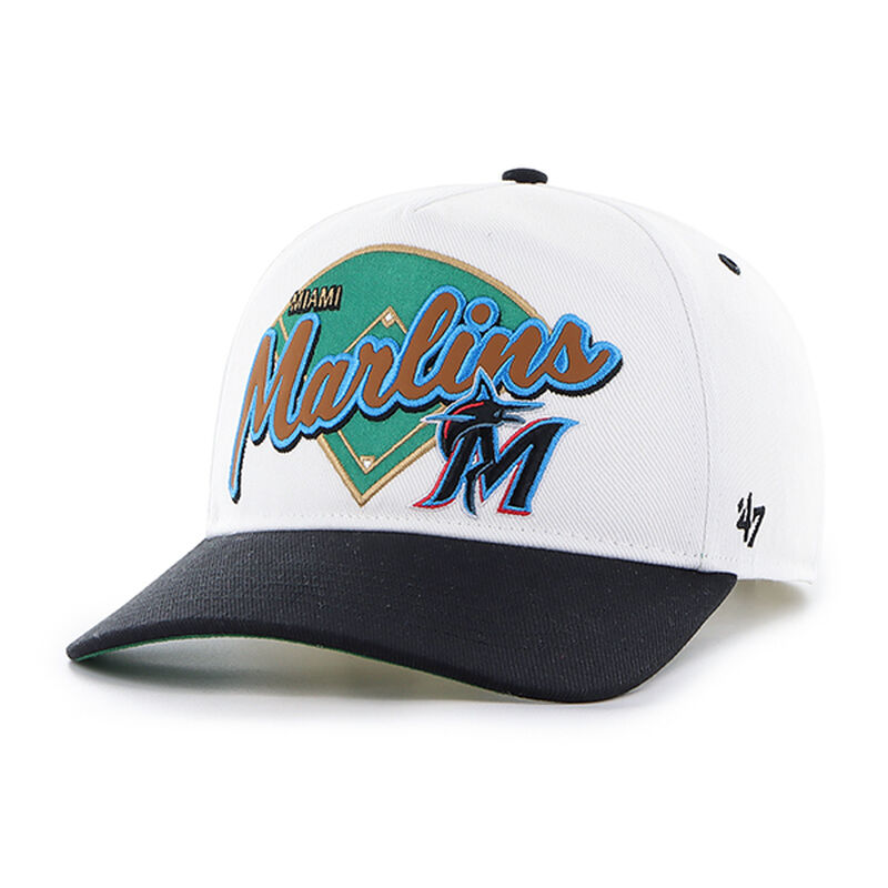 Rawlings Miami Marlins Rawlings '47 Brand Hitch Hat White | iWj8qGX9