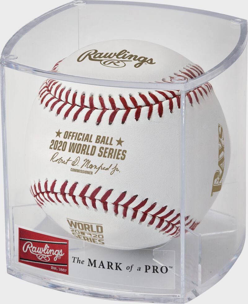 Rawlings Mlb 2020 World Series Dueling Baseball White | bRSF5obG